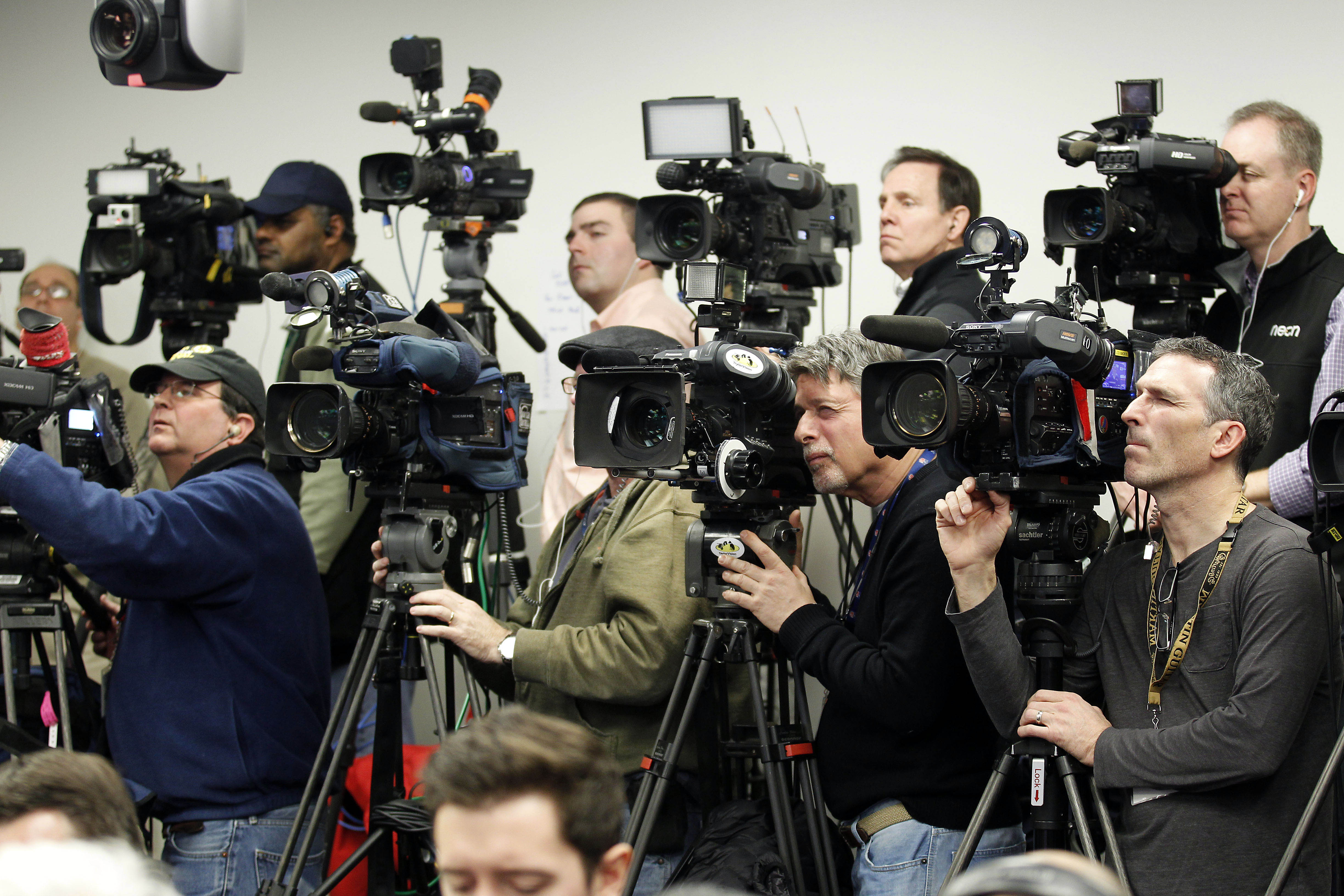 USP NFL: NEW ENGLAND PATRIOTS-PRESS CONFERENCE S FBN USA MA